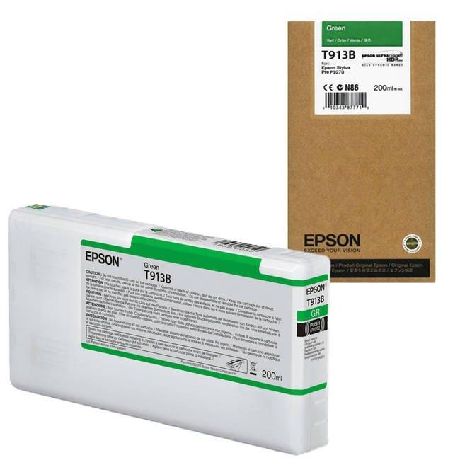Epson T913B Green Ink Cartridge (200ml) C13T913B00-PCR Business Solutions Ltd